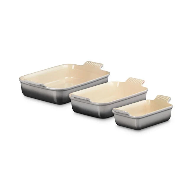 Le Creuset 3 Piece Rectangular Baking Dish Set