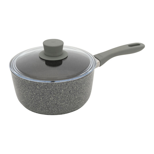 Parma Plus 2.9 Qt Nonstick Saucepan with Lid Aluminum