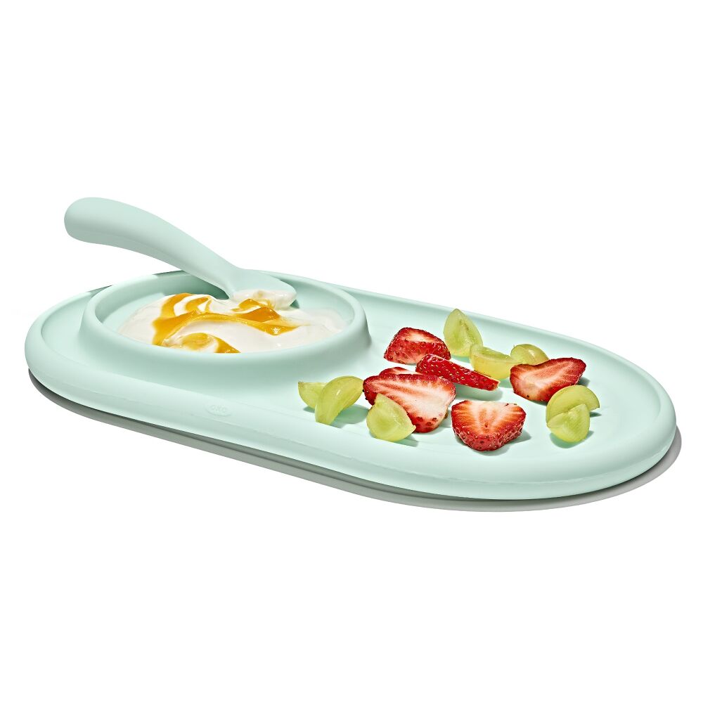 Textured Suction Plate and Spoon Set