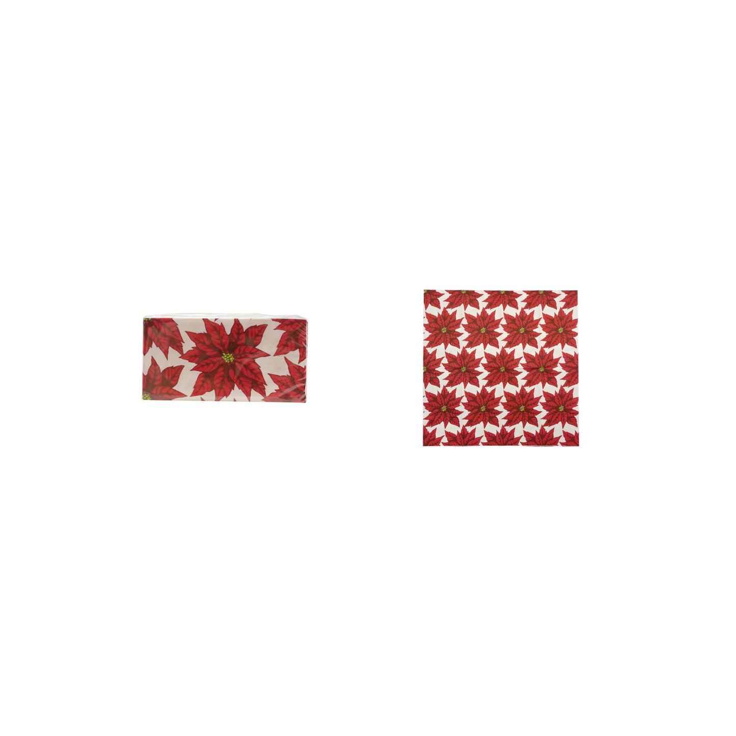Poinsettia Guest Towel Napkins - 20 Pc