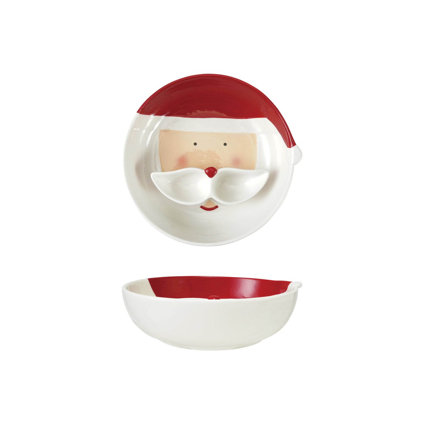 Set of 2 Santa Bowl