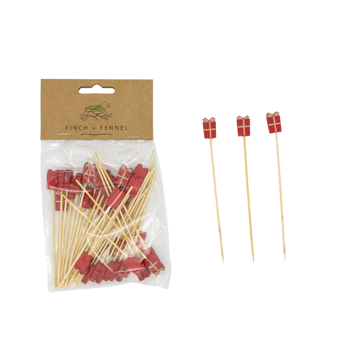 Christmas Bamboo Skewers